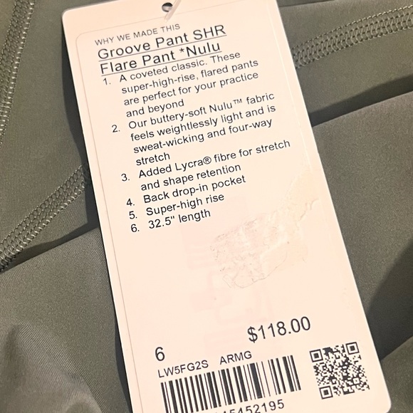 Lululemon Groove High Rise Flare leggings leggings - Picture 8 of 11